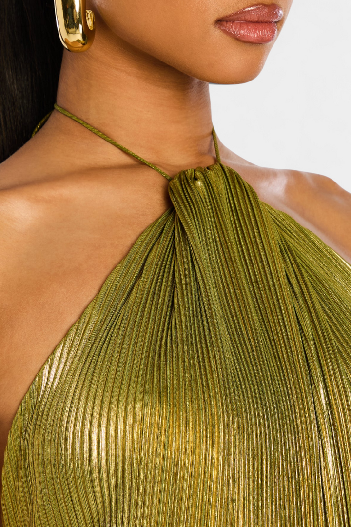 La Scintilla | Abito Maxi Splendore Dorato
